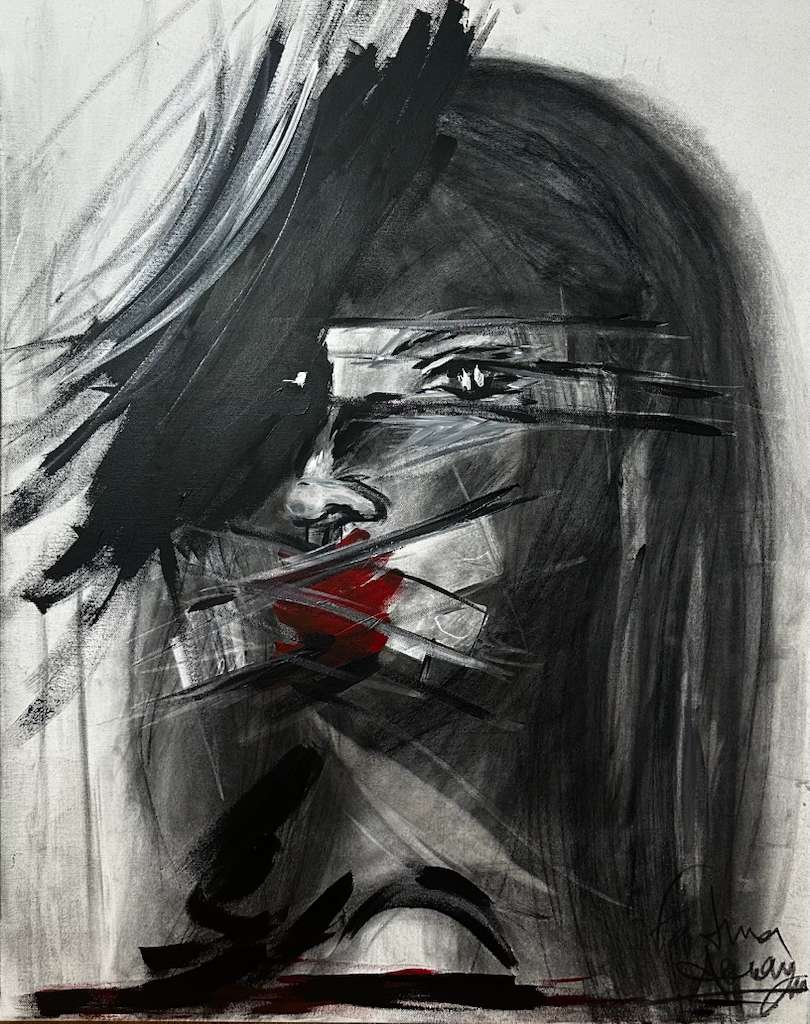 Muted Fire — front view