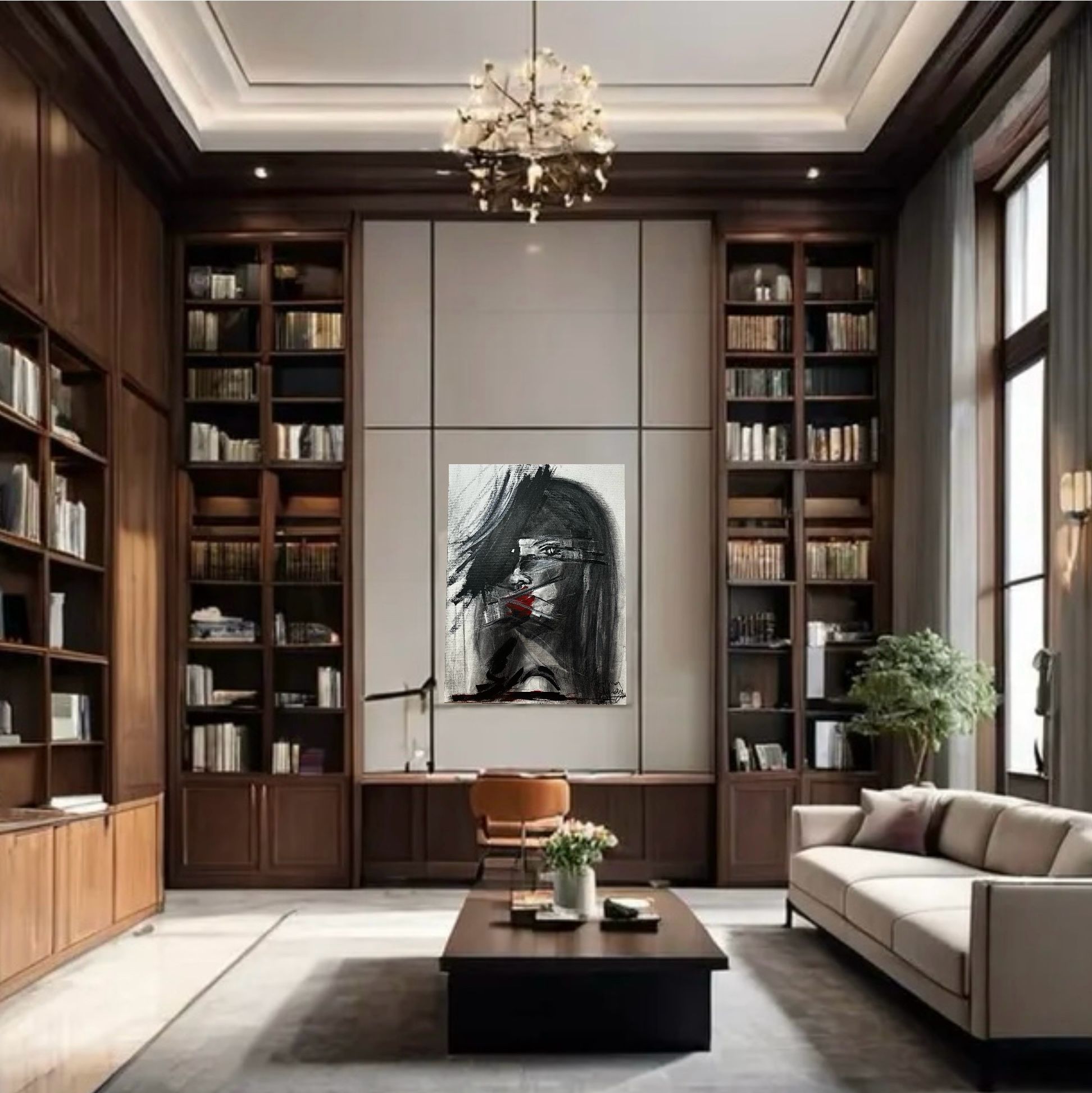 Muted Fire — wall view