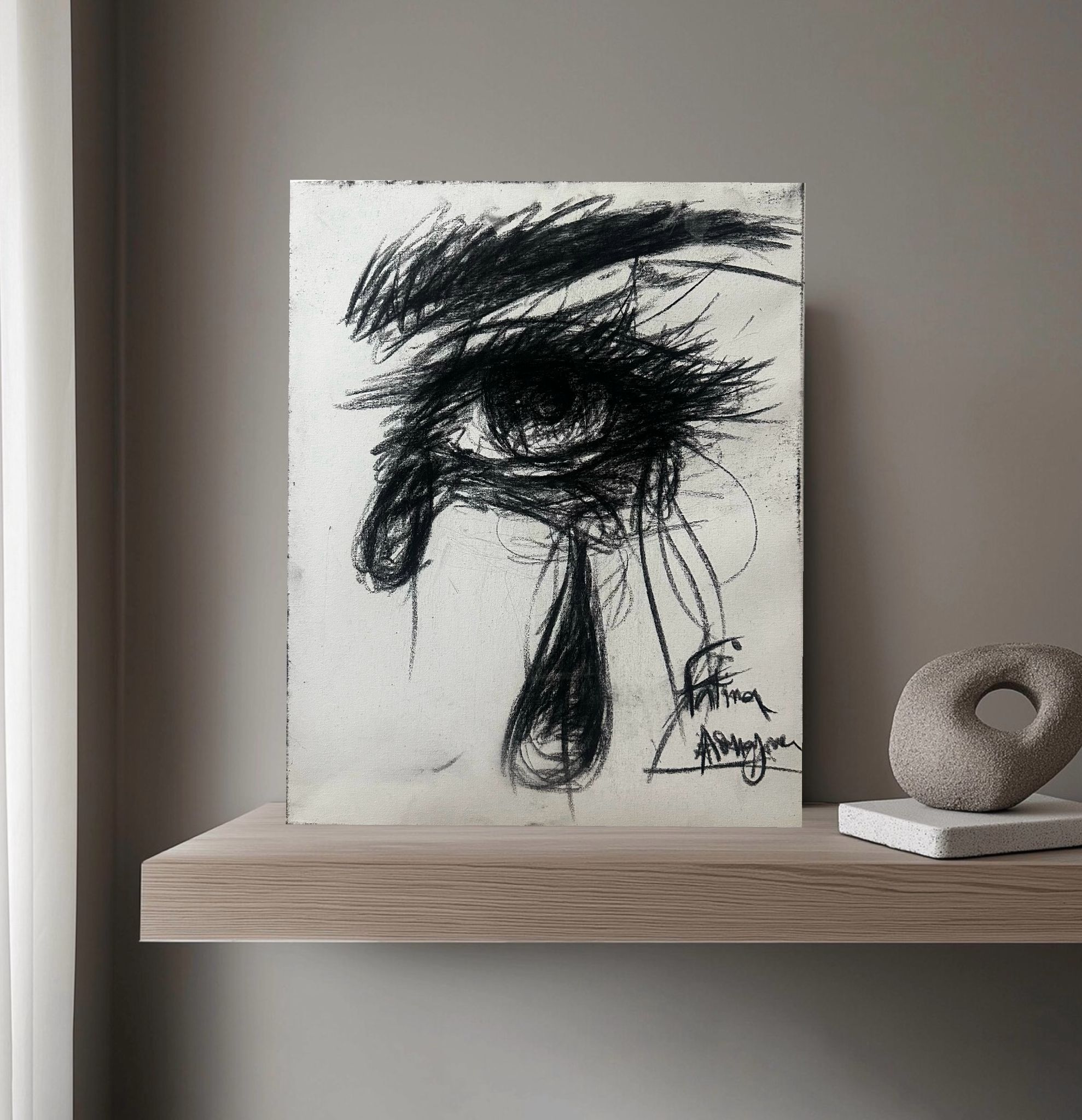 Ruptured Gaze — wall view